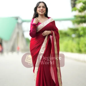 ইন্ডিয়ান রাশমিকা  সিল্ক শাড়ি